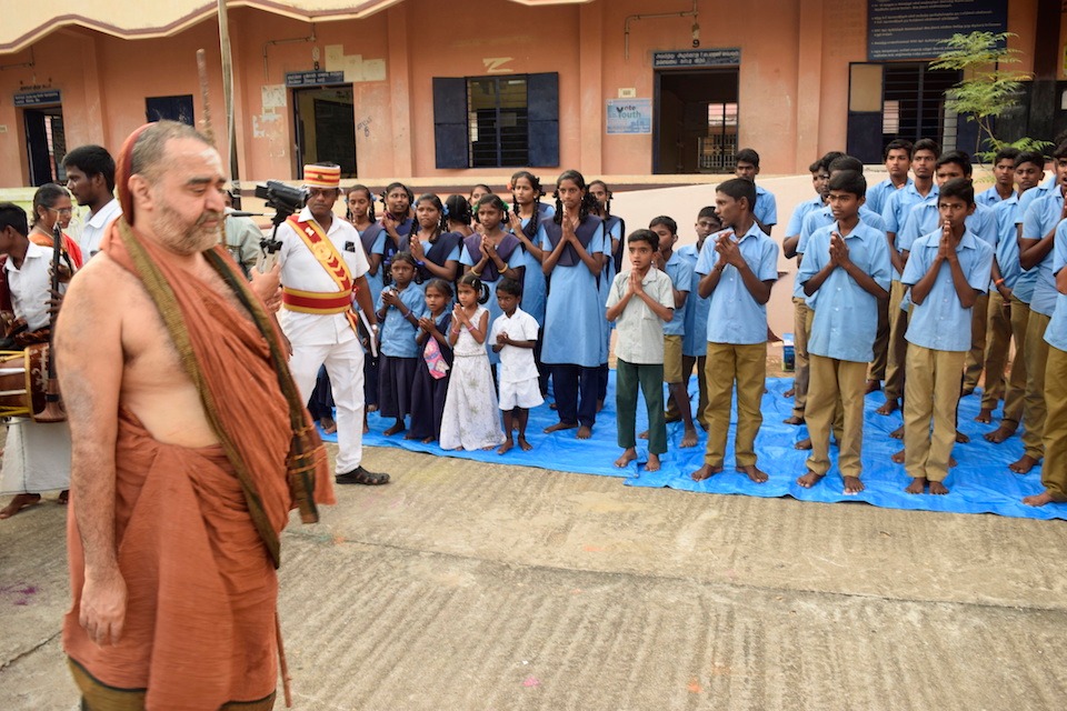 Shankaracharya Visit to Special School for hearing impaired